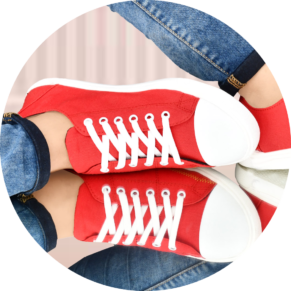 Home 2 25 Stylish red canvas sneakers for men – Comfortable & trendy footwear from FocusOnStyle.in